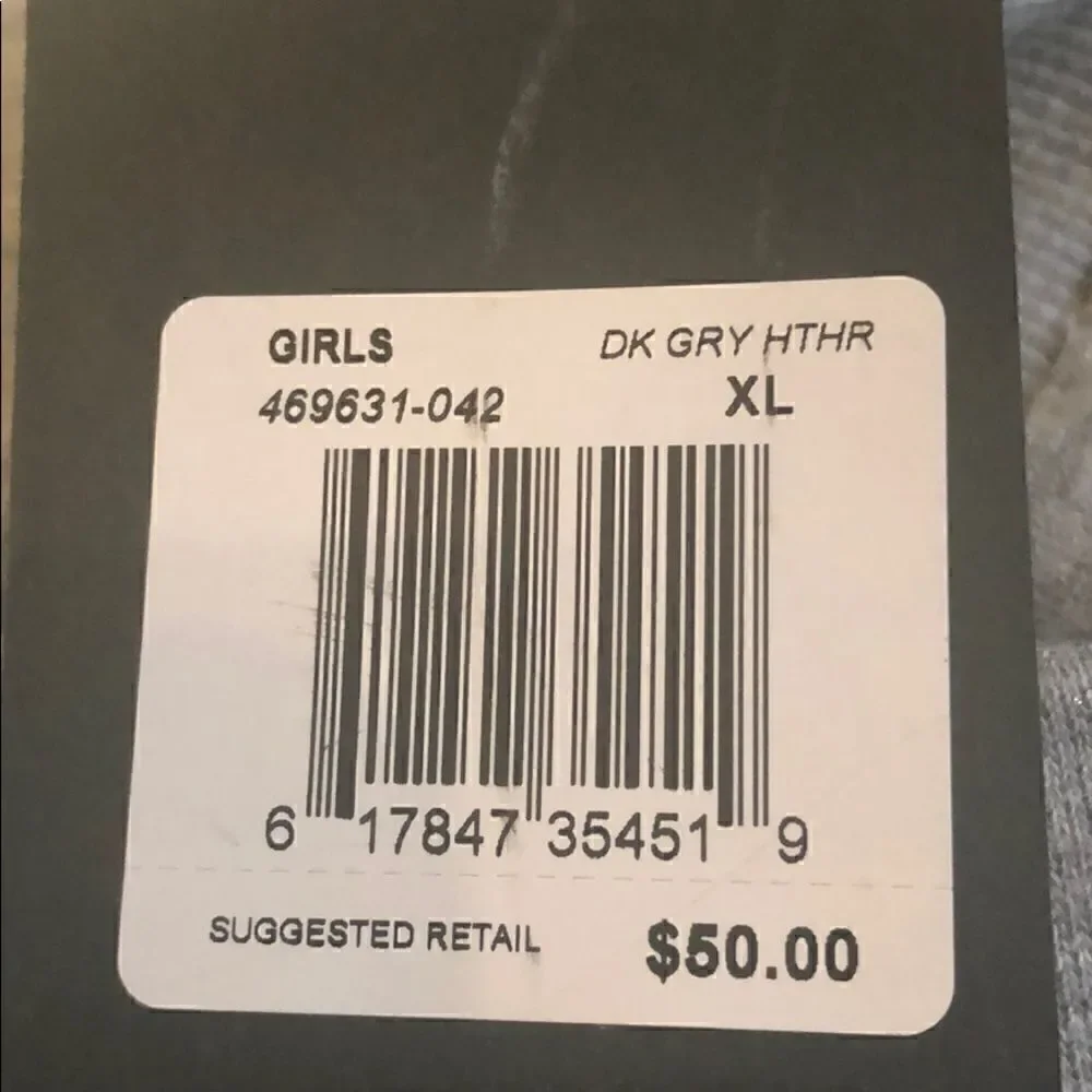 NWT Converse girls hooded sweatshirt size XL